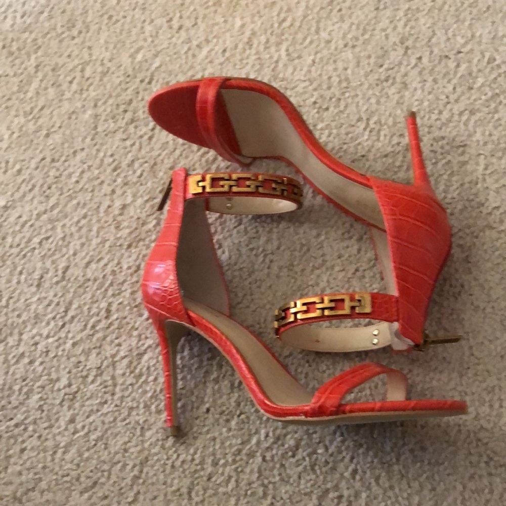 Guess Gwkaida Croc-embossed Stiletto Sandals